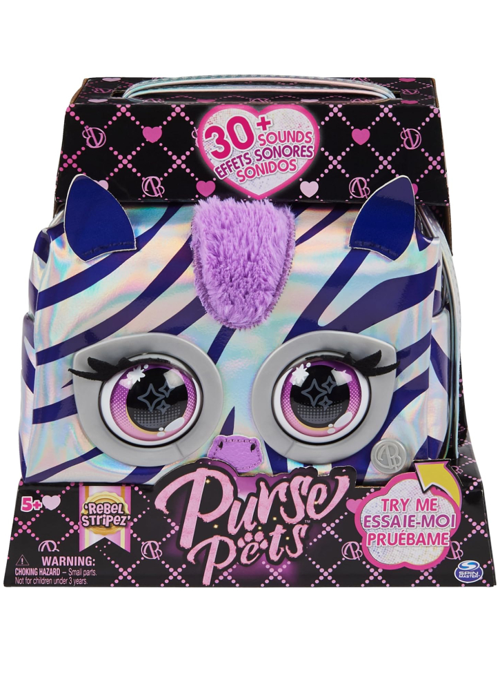 Purse Pets Metallic Magic Zebra (6066464)