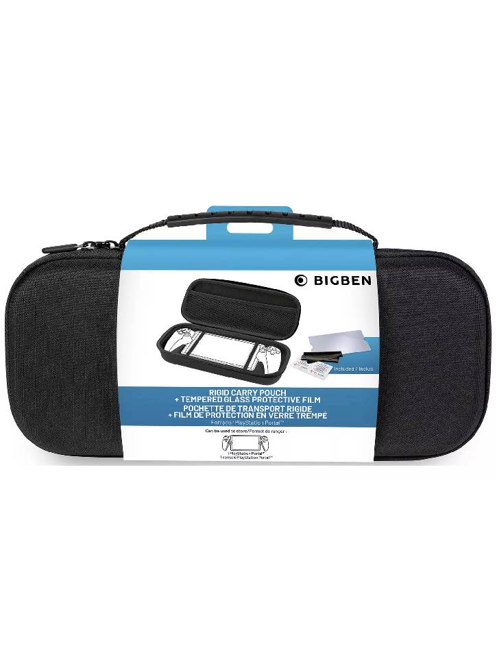 Bigben Carry Pouch & Tempered Glass Portal