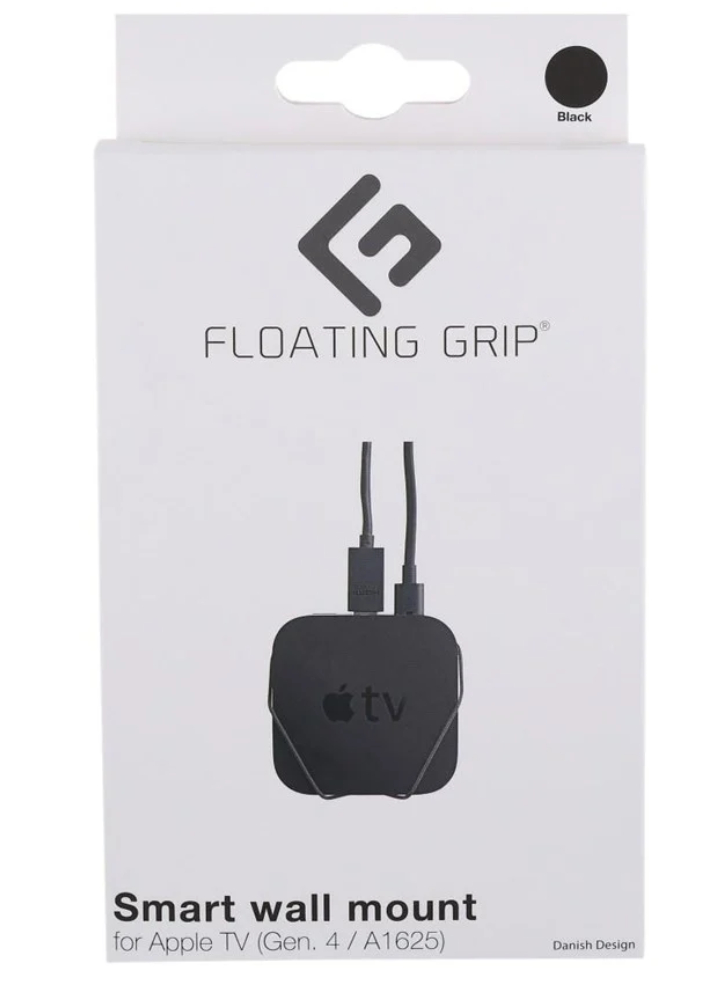 Floating Grip Apple Tv Gen. 4 Wall Mount Black