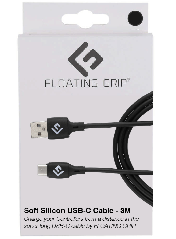 Floating Grip 3m Siliconee Usb-c Cable (black)