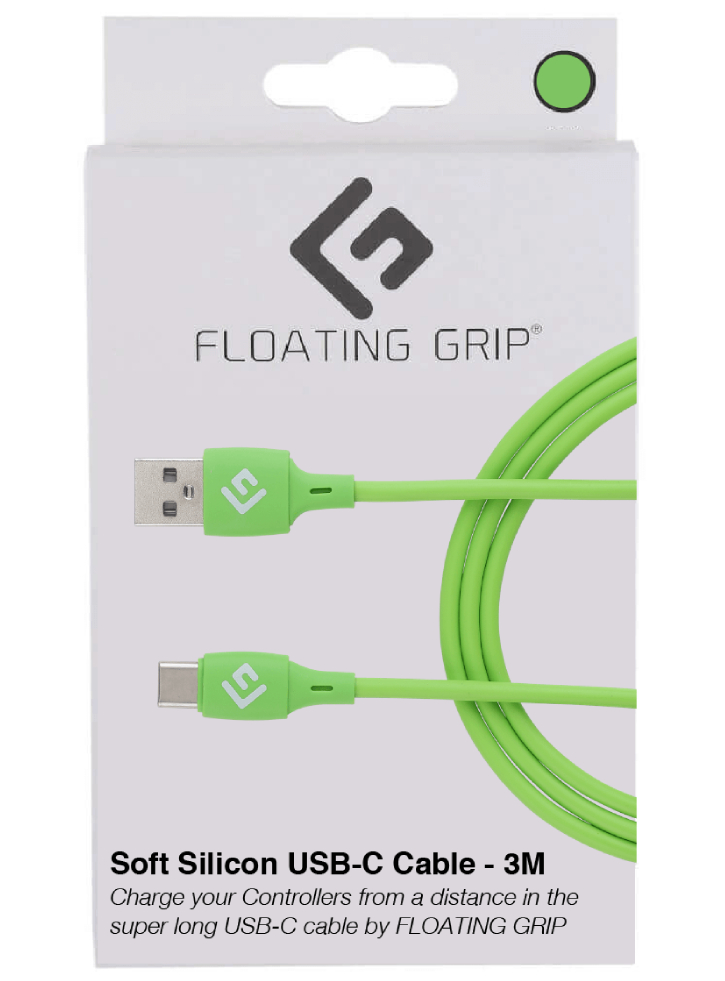 Floating Grip 3m Siliconee Usb-c Cable (green)