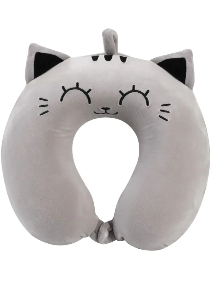 Itotal Neck Pillow Grey Cat (xl2184c)