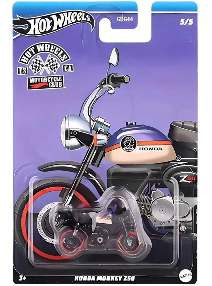 Hot Wheels Motorcycle Club Honda Monkey Z50 (hrr94)