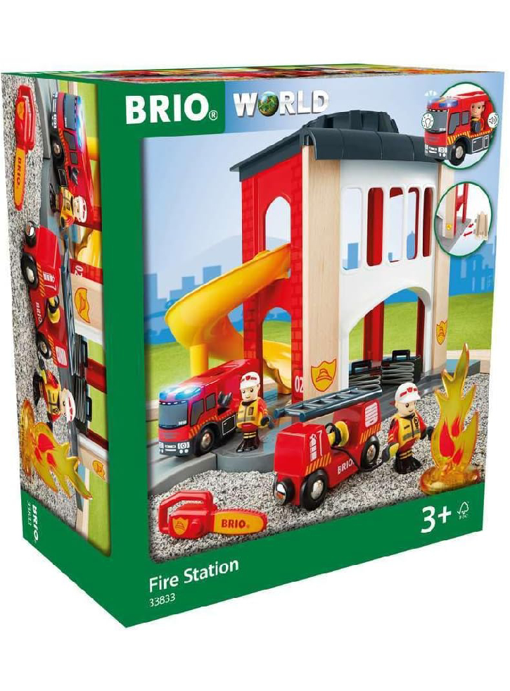 Brio World Rescue Fire Station (33833)