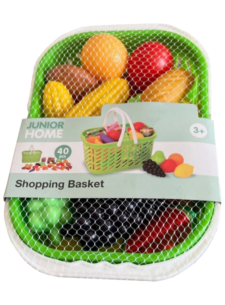 Junior Home Shopping Basket 40 Pcs (505104)