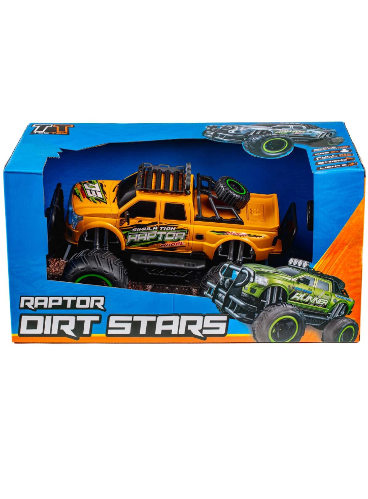 Tec-toy Raptor R/c 1:12, 2,4ghz 7,4v Li-ion Yellow (471403)