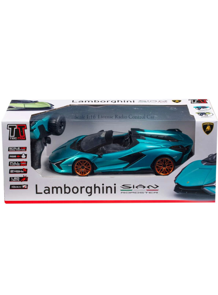 Tec Toy Lamborghini Sian R/c 1:16 2,4ghz Turquoise (471306)