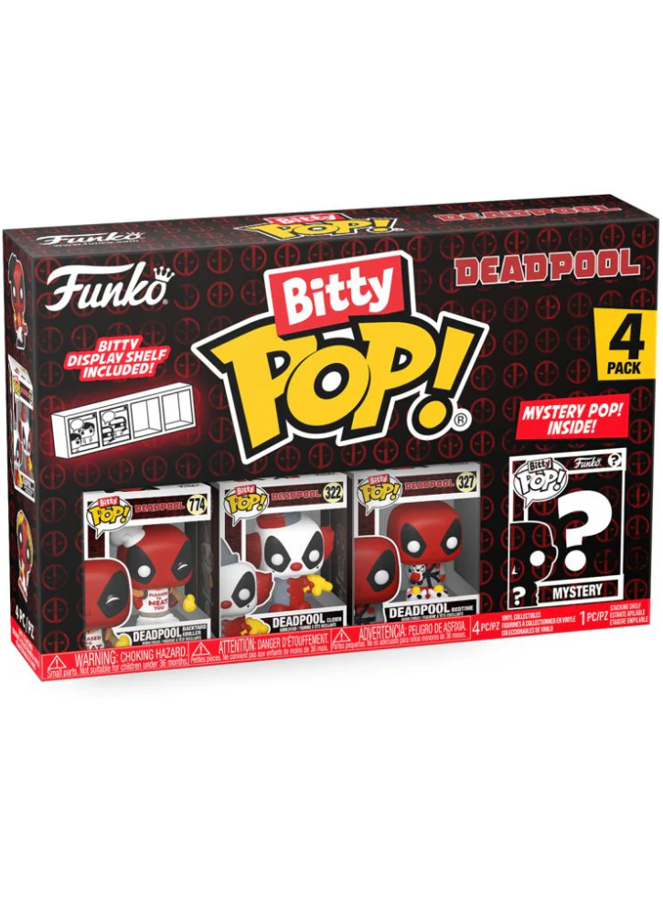 Bitty Pop 4 Pack Deadpool Bbq Master