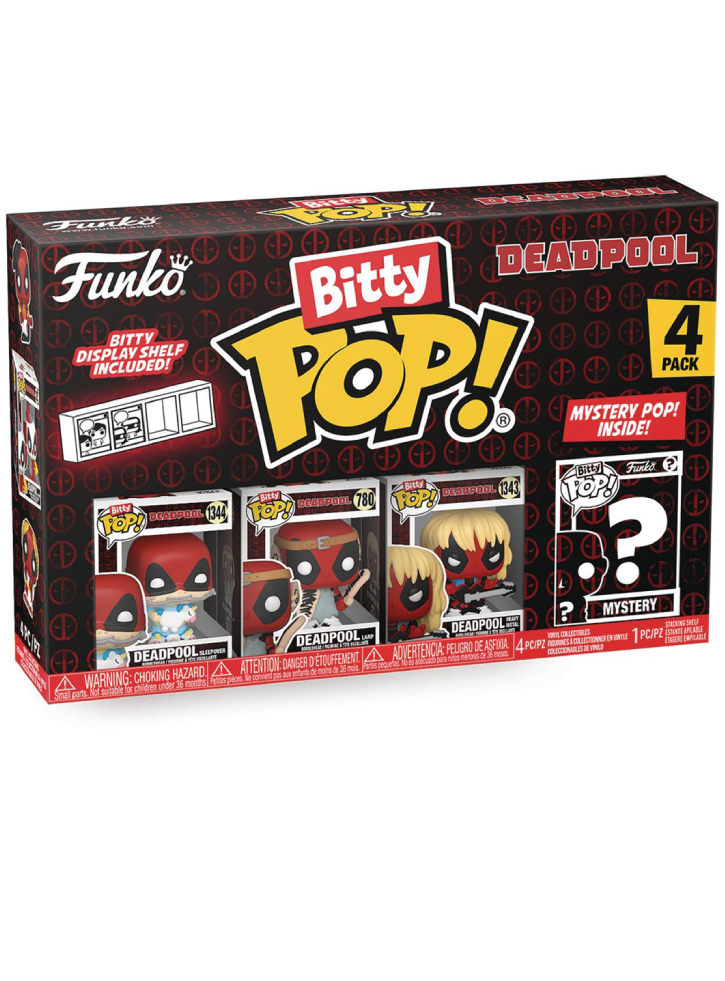 Bitty Pop 4 Pack Deadpool Sleepover