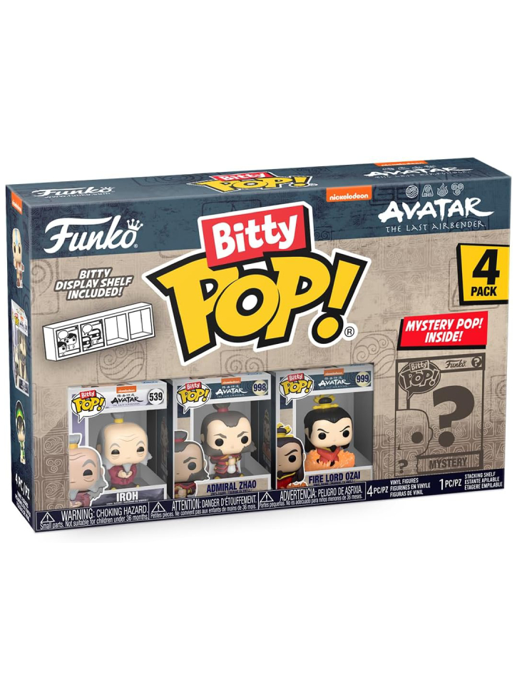 Bitty Pop 4 Pack Avatar The Last Airbender Iroh