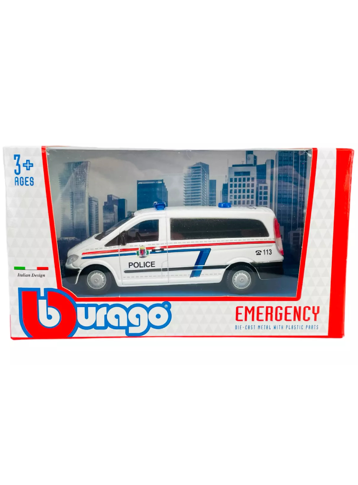 Burago Police Mercedes-benz Vito 1:50 (141020)