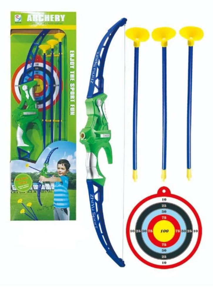 Bow & Arrow Set 67 Cm With 3 Arrows