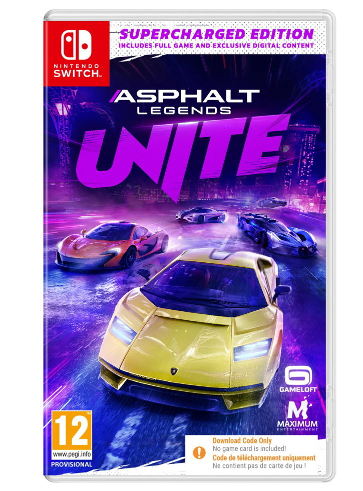 Asphalt Legends Unite Supercharged Edition(code In A Box)