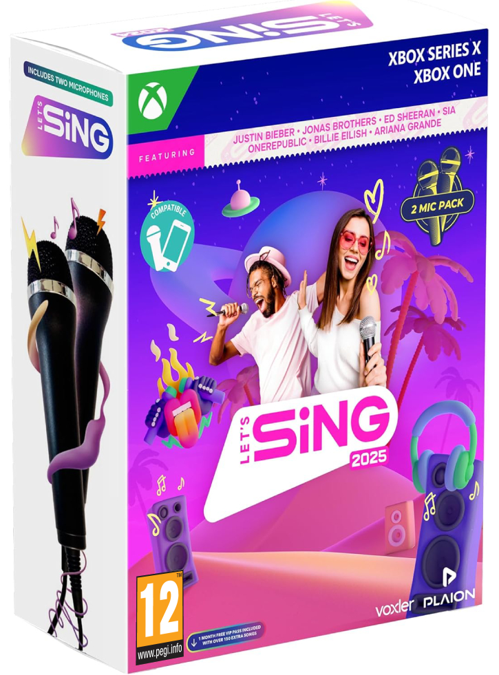 Let\'s Sing 2025 Double Mic Bundle