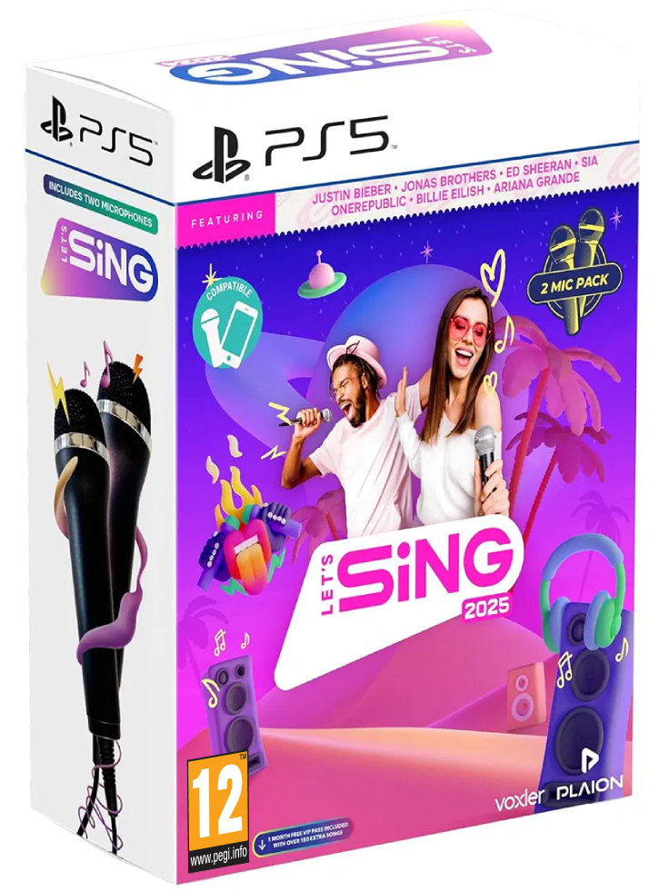 Let\'s Sing 2025 Double Mic Bundle