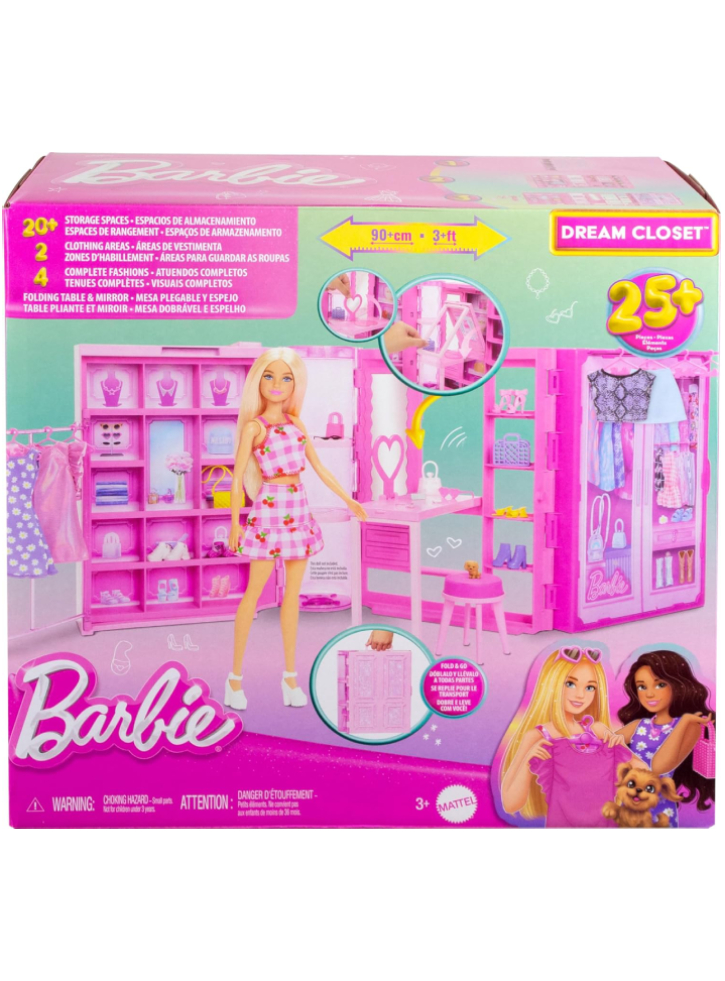 Barbie Dream Closet Fold Go (hxd59)