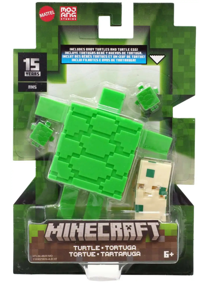 Minecraft 15th Anniversary Turtle Action Htl84