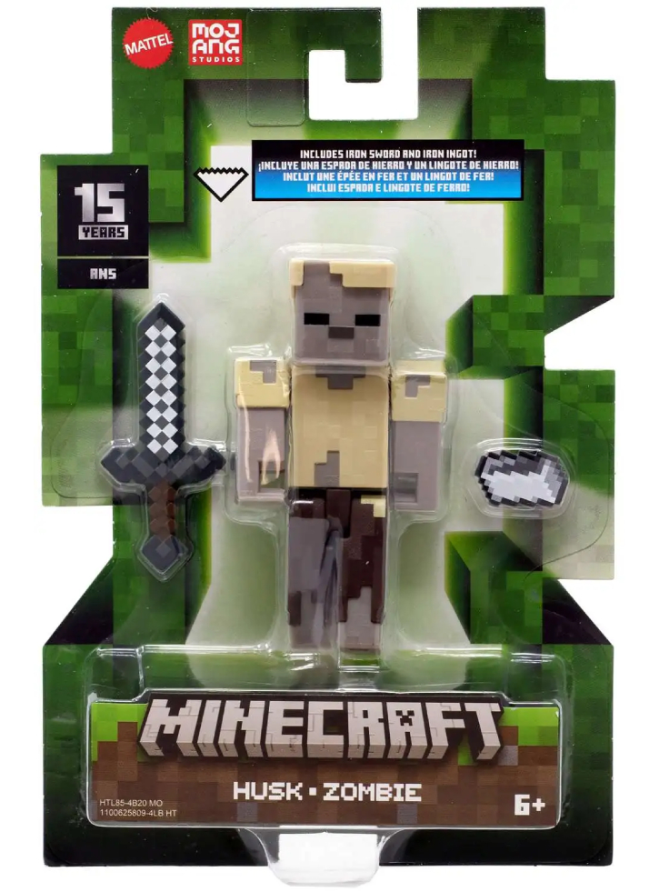 Minecraft 15th Anniversary Husk Action Htl85