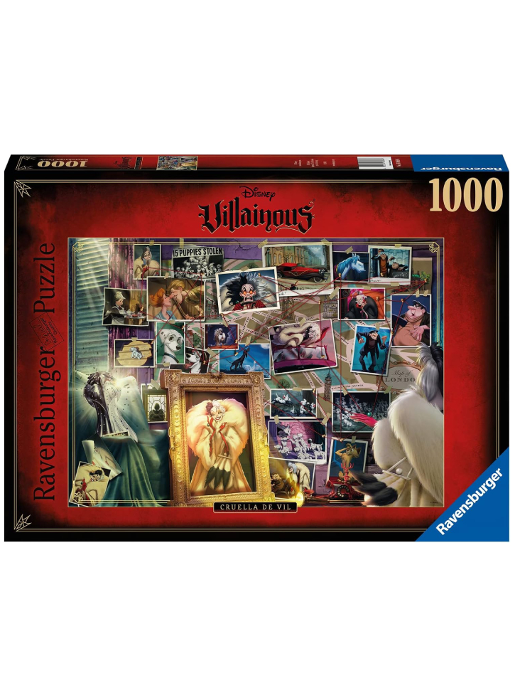 Ravensburger Puzzle Villainous Cruella De Vil 1000p (12001124)