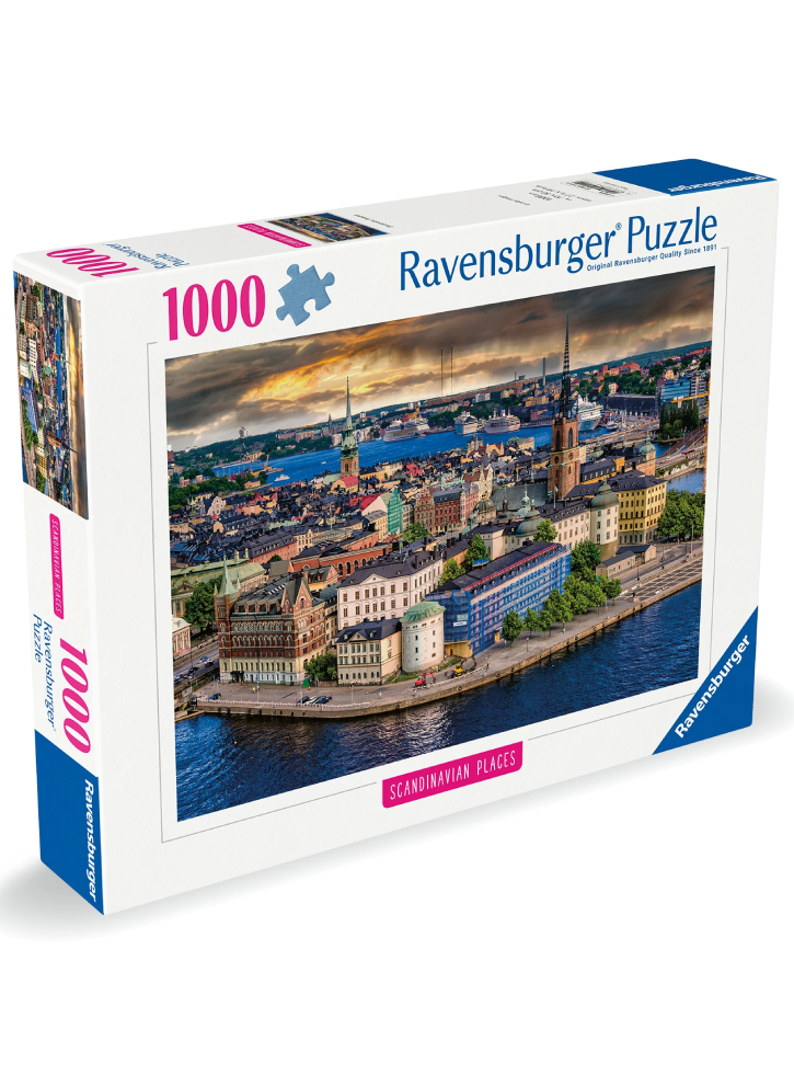 Ravensburger Puzzle Scandinavian Stockholm Sweden 1000p (12000114)