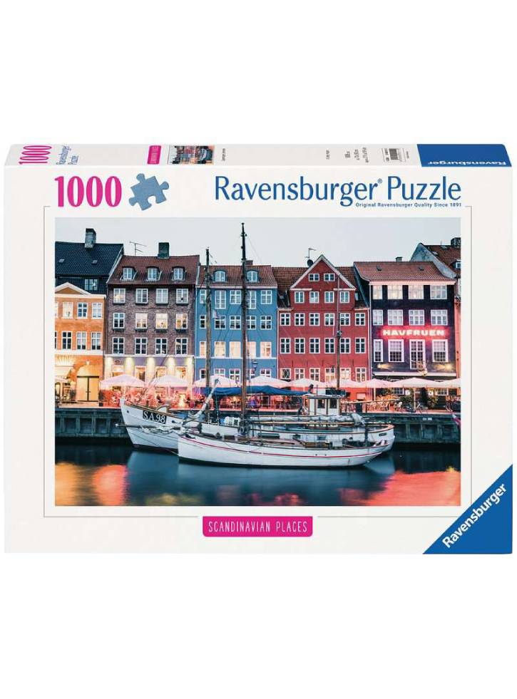 Ravensburger Puzzle Scandinavian Copenhagen Denmark 1000p (12000111)