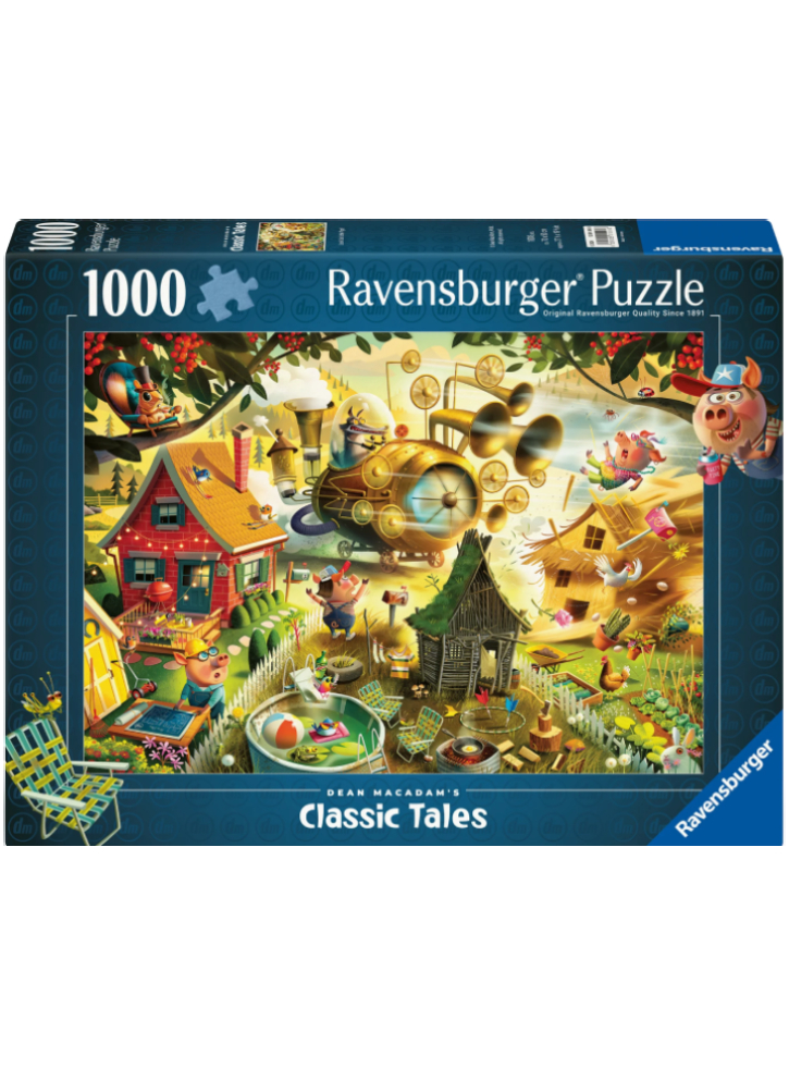 Ravensburger Puzzle Look Out Little Pigs 1000p (12001004)