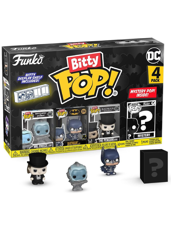 Bitty Pop 4 Pack Batman 85th Freeze