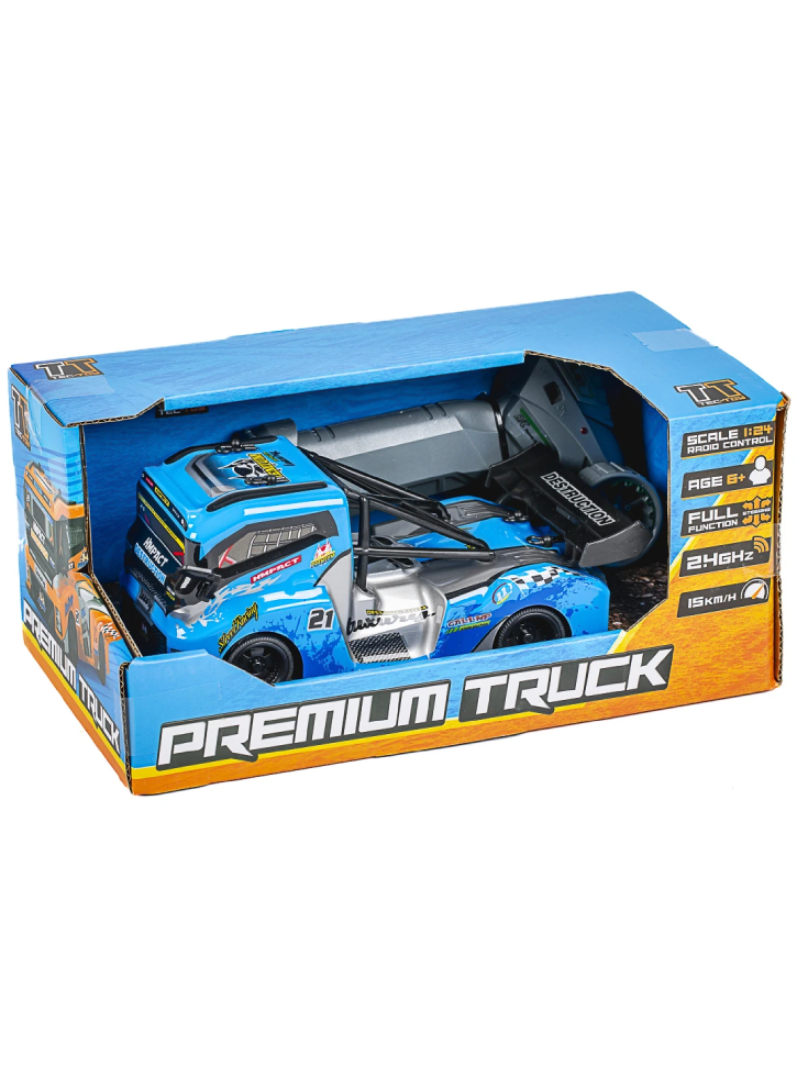 Tec-toy Premium Truck R/c 1:24 2,4ghz Blue (471424)