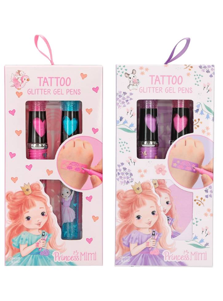 Princess Mimi Tattoo Glitter Gel Pens (0412324)