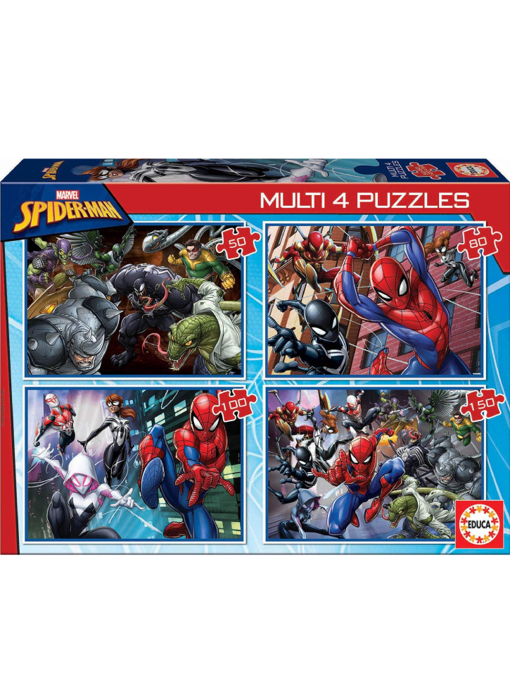 Educa 50-80-100-150 Pcs Ultimate Spider-man Puzzle (80-18102)