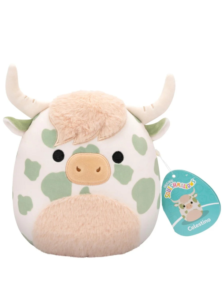 Squishmallows P20 Plush Celestino Highland Cow 19cm (206077)