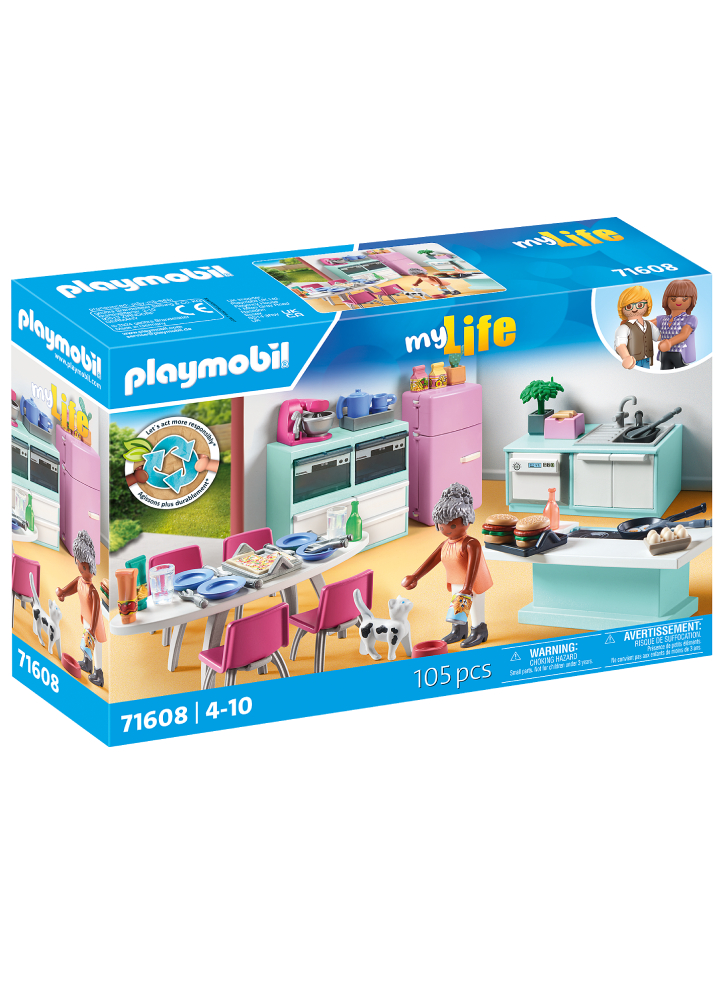 Playmobil Kitchen With Dining Place (71608)