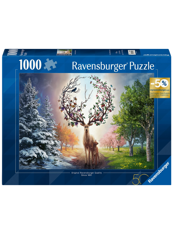 Ravensburger Puzzle Magicall Deer 1000pc (12001088)