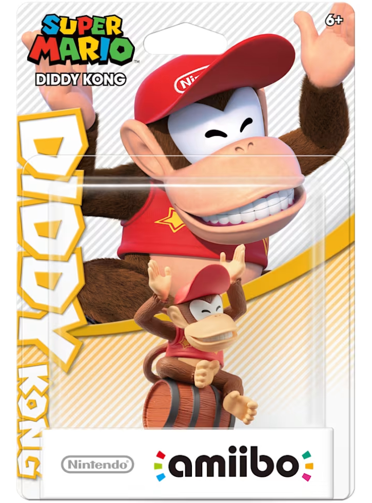 Amiibo Diddy Kong Super Mario Collection Wii U