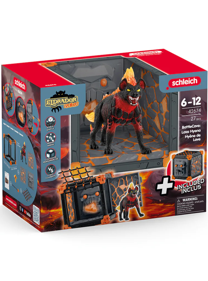 Schleich Battle Cave Lava Hyena (42674)