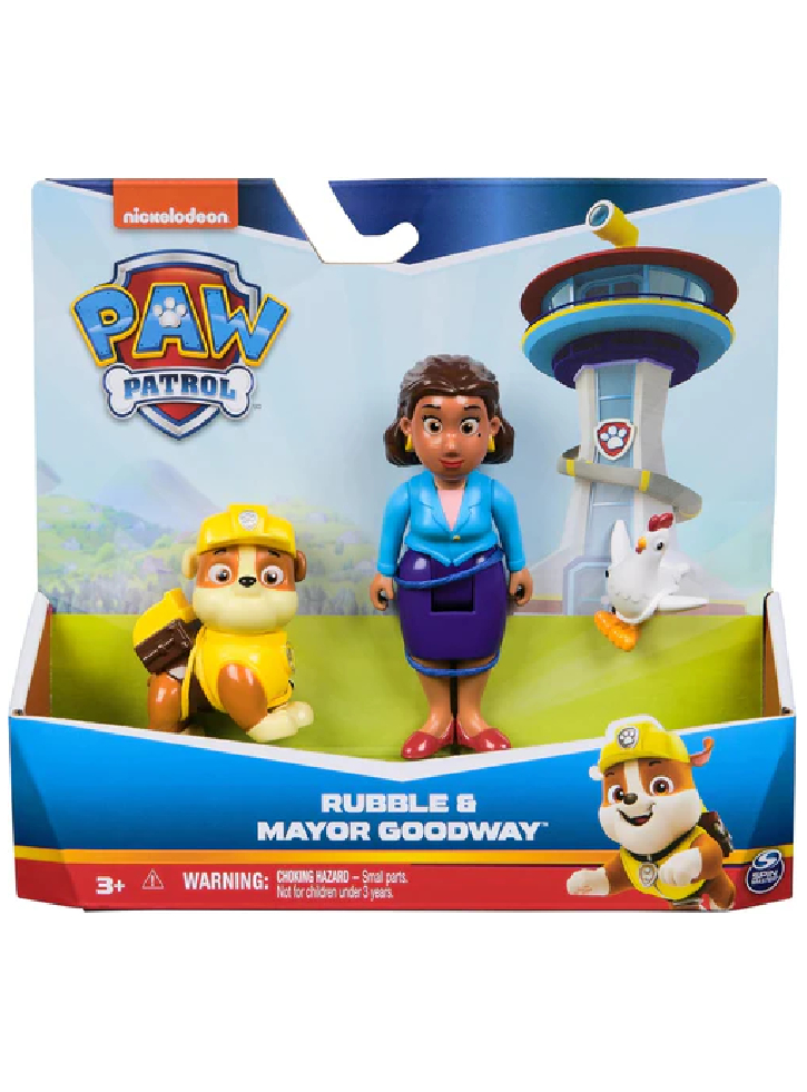 Paw Patrol Hero Pup Mayor Goodway & Rubble 6070749