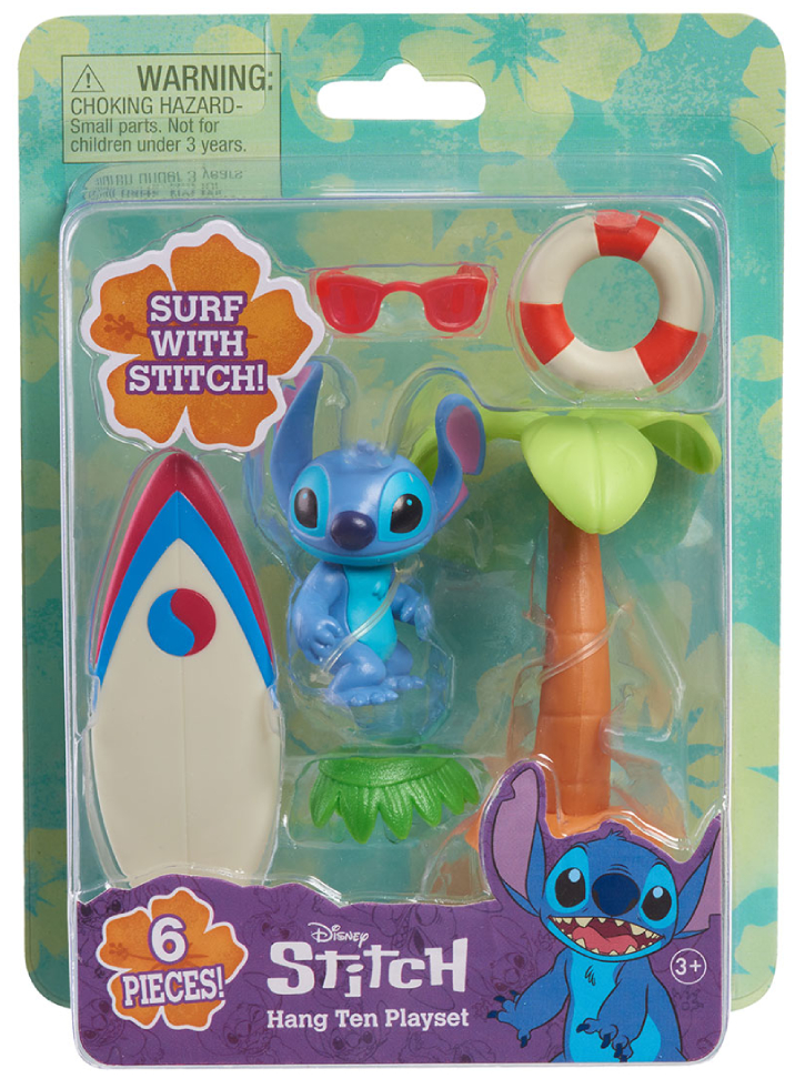 Disney Stitch Playset Surf With Stitch