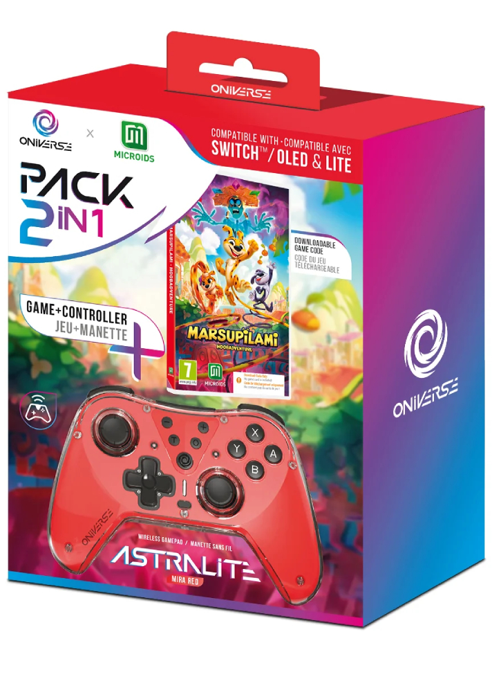 Oniverse Astralite Controller + Marsupilami Hoobadventure (code In Box)