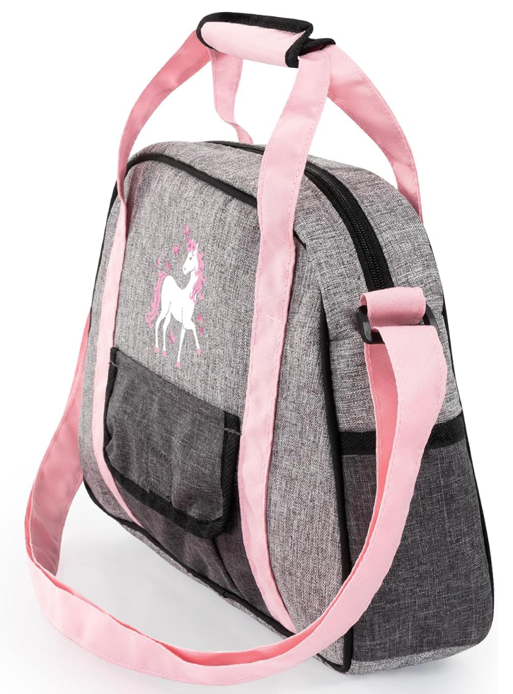 Bayer Nursery Bag Grey With Unicorn (69033ab)