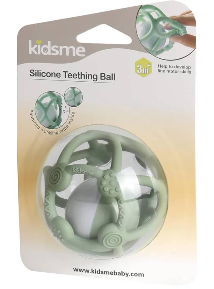 Kidsme Siliconee Teething Ball Green (kids9672gr)