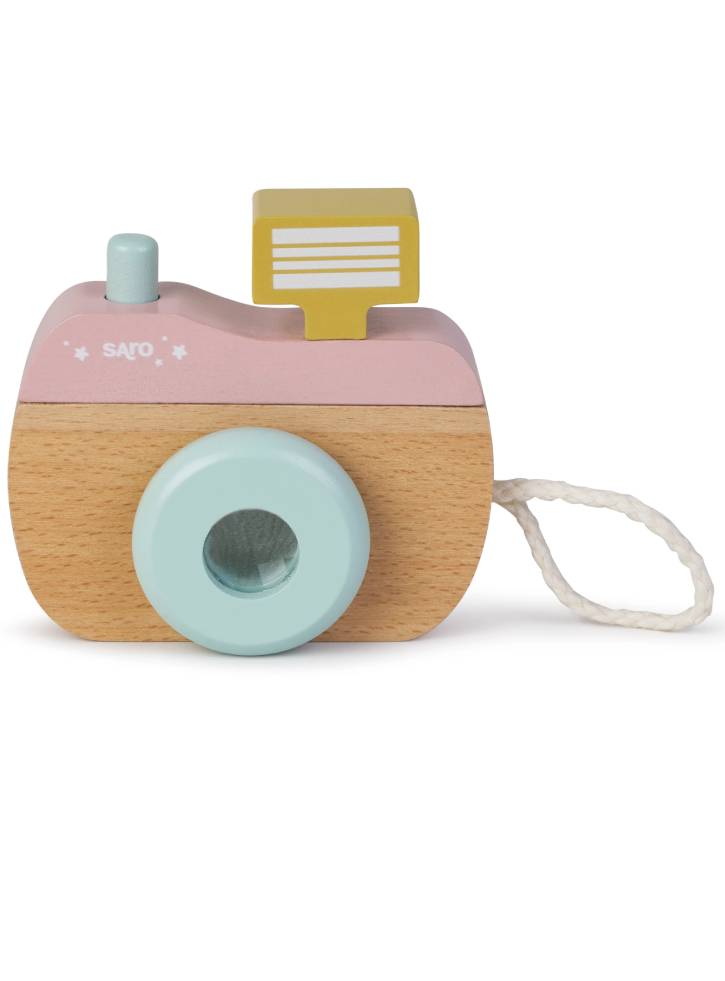 Saro Wood Camera Pink (sao33432)