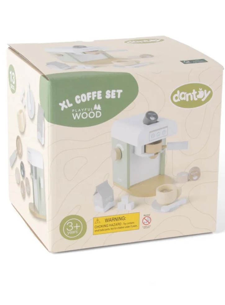 Dantoy Wooden Coffee Machine (4771)