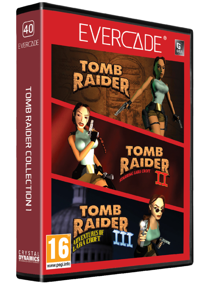 Blaze Evercade Tomb Raider Giga Cart Col.1