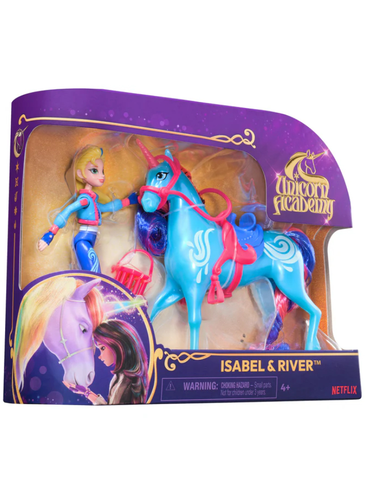 Unicorn Academy Doll & Unicorn Isabel & River (6066842)