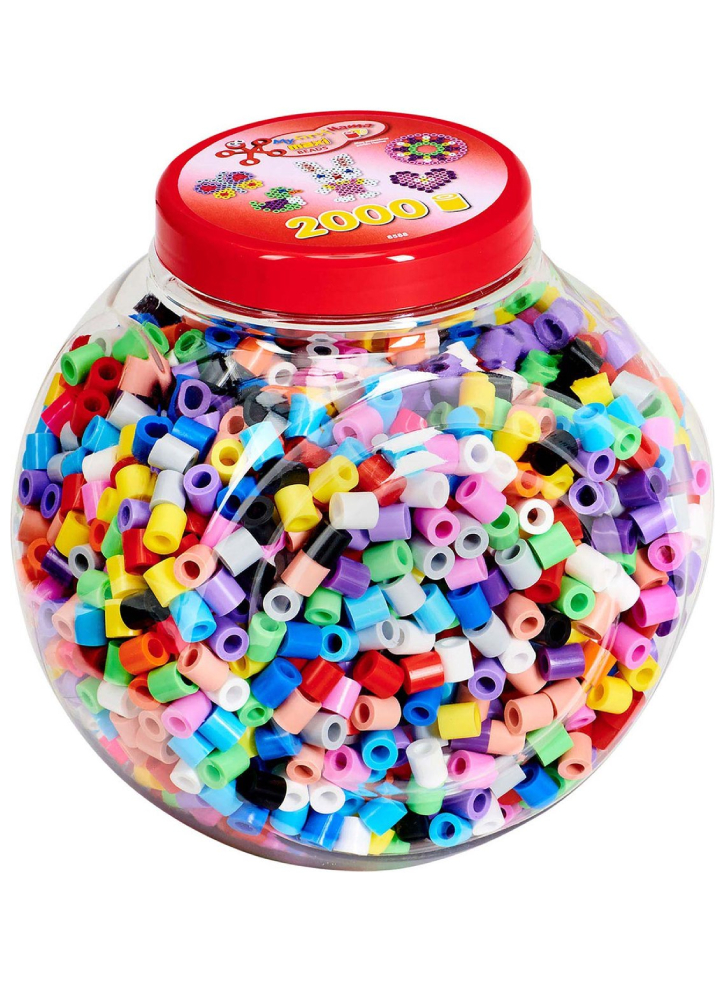 Hama Maxi Beads 2,000pcs Stackable Red Bucket (8588)