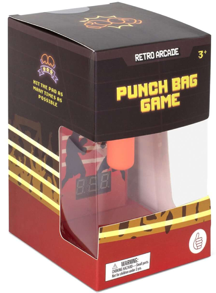 Retro Arcade Finger Punch Bag Game