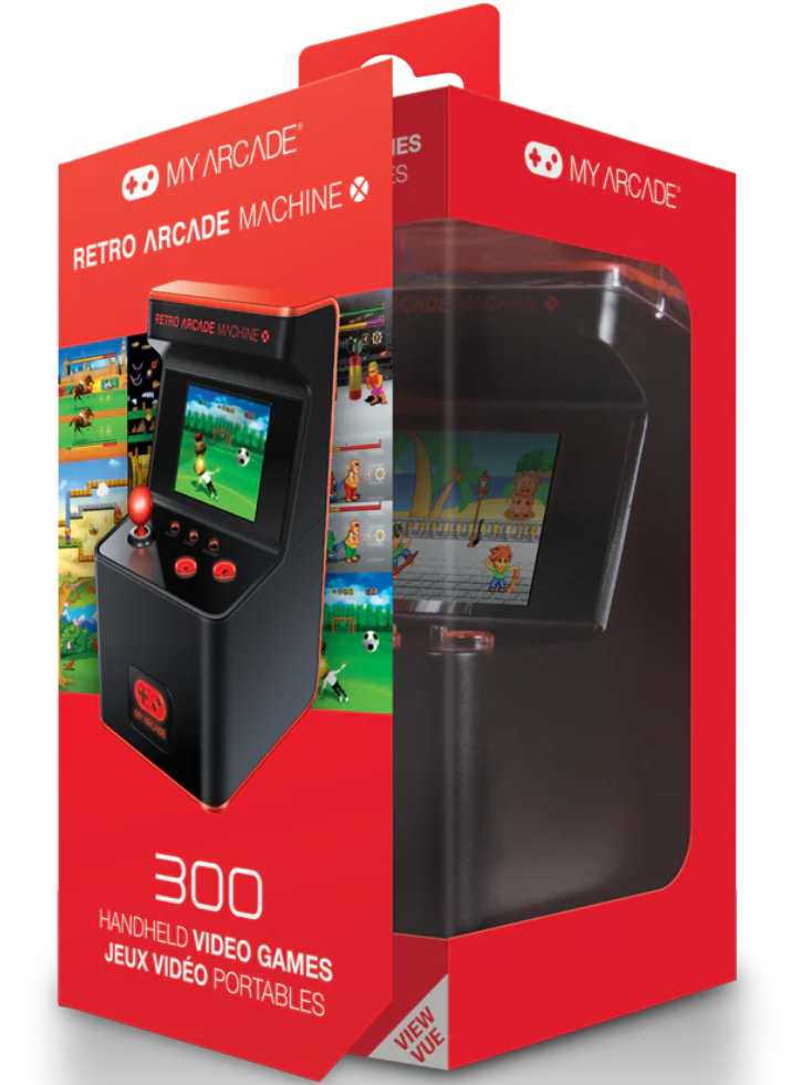 My Arcade Portable Retro Machine X 16-bit Mini Arcade Cabinet (includes 300 Built In Games)