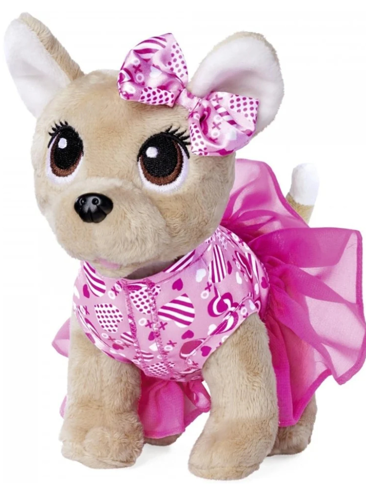 Chichi Love Plush Dog With Heart-shaped Bag (23cm) (105890055)