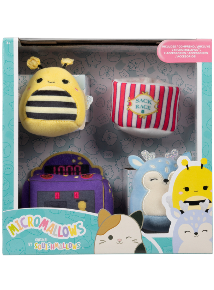 Micromallows Plush Accessory Set Game On (sqmm0017)