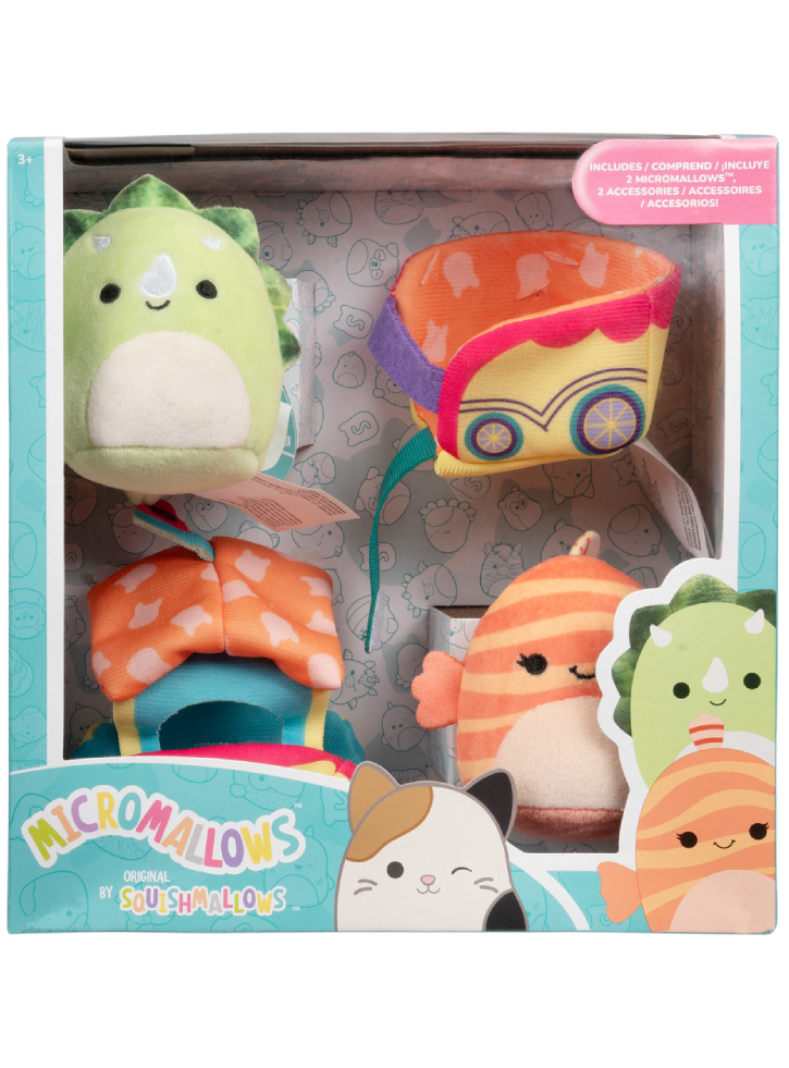 Micromallows Plush Accessory Set Ticket To Ride (sqmm0015)